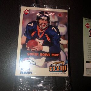 1999 NFL Super Bowl XXXIII Trading Card Set.